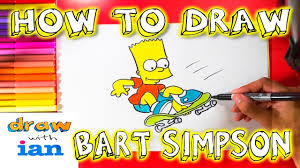 Maybe you would like to learn more about one of these? How To Draw Bart Simpson On A Skateboard Youtube