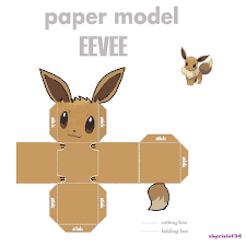 Eevee Cubicritter By Shyviolet34 On Deviantart Papercraft Pokemon Pokemon Craft Diy Pokemon Crafts