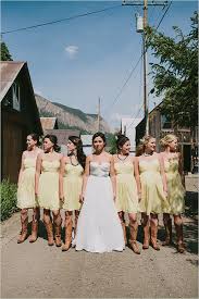 Yellow And Gray Wedding Yellow Bridesmaids Yellow Bridesmaid Dresses Wedding