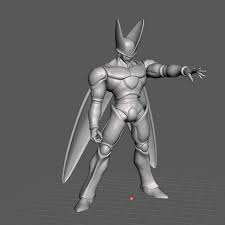 We aren't super saiyans, but the power of a dragon ball 3d print brings the characters to life. Download Stl File Perfect Cell Dragon Ball Z 3d Model Template To 3d Print Cults