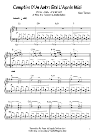 Comptine D Un Autre été L Après Midi Piano Comptine D Un Autre Ete L Apres Midi Yann Tiersen Long Version Yann Tiersen Tiersen Comptine D Un Autre Ete