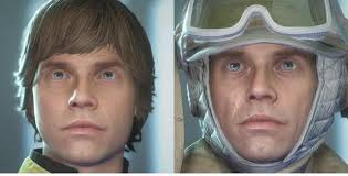 El detalle del modelo en este juego es una locura. Luke realmente tiene  diferentes modelos de rostro para Mark Hamill antes y después del  accidente. : r/StarWarsBattlefront