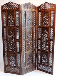 Algiers Folding Screen Folding Screen Room Divider Folding Screen Wooden Screen Door