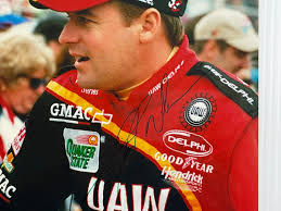 Jerry Nadeau Autographed 8x10 Photo (2001) UAW Delphi Racing In Person  Signed