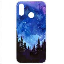 Huawei smartphone p20 lite 64go 5.8 noir (huawei p20 128go). Husa Huawei P20 Lite Silicon Gel Tpu Model Night Forest Husecolorate Ro