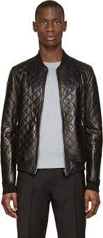 2 573 Black Quilted Leather Bomber Jacket Dolce Gabbana Black Quilted Leather Bomber Jacket Leather Jacket Men Leather Bomber Leather Bomber Jacket