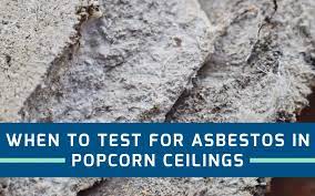 When To Test For Asbestos In Popcorn Ceilings | Jse Labs