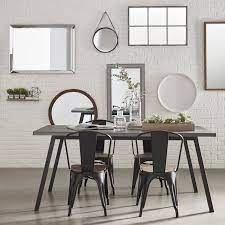 frameless mirror metal dining chairs wood framed mirror dining chairs