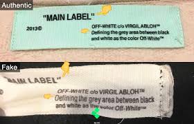 How To Spot Fake Vs Real Off White Clothing Works For Any Off White This real vs replica off white review aims to assist you in performing a legit. spot fake vs real off white clothing