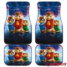Alvin And The Chipmunks On Stage Car Floor Mats 191017