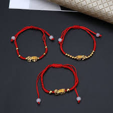 Arin Chinese Feng Shui Gold Red String Bracelet Evil Eye Protection Shopee Philippines