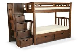 Colorado Stairway Bunk Bed With Bob O Pedic Twin Mattress Bunk Beds With Stairs Bunk Beds Stairway Bunk Beds