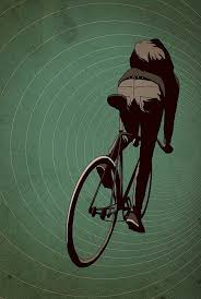 Adams Carvalho Fixies Fahrrad Kunst Fahrrad Poster Fahrradkunst
