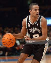 (t.p., fiery francophile, parisian torpedo). Tony Parker Of The San Antoinio Spurs Dribbles Against The New York Nba Draft Nba National Championship