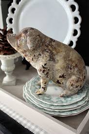 Decorative Pig Pig Decor Primitive Kitchen Decor Primitive Kitchen
