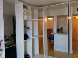 Sometimes we don't need more space, but rather make better use of the one we have. Making A Pax Room In The Living Room Ikea Hackers Living Room Ikea Ikea Pax Closet Ikea Room Divider
