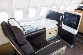 Six new 'boeing 747' tails being displayed on the embankment of the boeing everett factory waiting to be delivered to their respective air companies. Lufthansa Boeing 747 8 First Class Airplane Interior Private Jet Interior First Class Seats