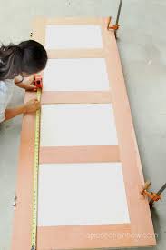 Peel and stick interior door. Boho Farmhouse Diy Panel Door Hollow Core Door Makeover A Piece Of Rainbow