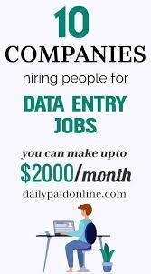 35 Remote Work From Home Data Entry Jobs That Pay Well Data Entry Jobs Online Data Entry Jobs Legit Work From Home