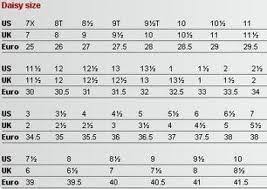 34 Particular Capezio Daisy Size Chart