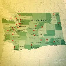 We did not find results for: Washington State Map Square Cities Straight Pin Vintage Digital Art By Frank Ramspott