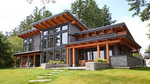 Featuring every modern amenity, these homes will fit in anywhere, but were designed with canadian weather extremes in mind. Modern Beachfront Timber Frame Island Timber Frame