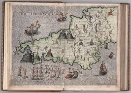 Cornwall watercolour map a watercolour map of cornwall. Caitlin Green Some Interesting Early Maps Of Cornwall