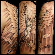 160 Meaningful Angel Tattoos For Men And Women Nice Tattoos Sleeve Tattoos Angel Sleeve Tattoo