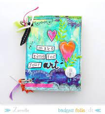 album mixed media par zorrotte creatif cartes a collectionner artiste scrapbooking