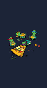 We present you our collection of desktop wallpaper theme: Teenage Mutant Ninja Turtles Tmnt Eating Pizza Iphone 5 Wallpaper