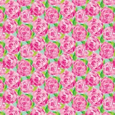 Made in an easy to care for brushed cotton and polyester blended fabric, in a 225 thread count. Printed Pattern Permanent Vinyl Lilly Inspired Roses Print 12 X 24 Sheet