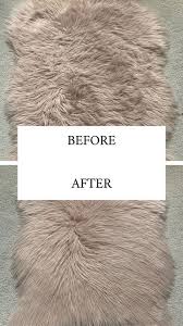 We recommend using our eucalan sheepskin wash or another. How To Revive A Faux Fur Rug With Hair Conditioner Hometalk