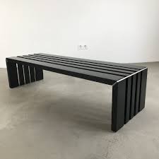 Incredible piece of 1950s california architectural design. Slat Bench Coffee Table By Walter Antonis For Spectrum 1970s 109174
