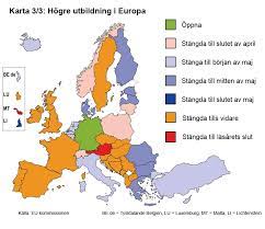 Landet gränsar enbart till andra länder. Kartor Sa Svarar Europas Skolor Pa Covid 19 Skolvarlden
