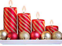 Adornos De Navidad Con Fondo Transparente Pillar Candles Candles Taper Candle
