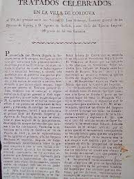 Los tratados de córdoba sostenían igualmente que en tratados de córdoba. Datei Tratados De Cordoba Jpg Wikipedia