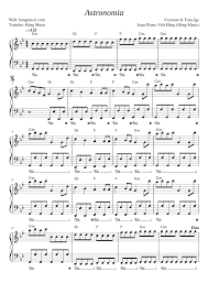 Tony Igy Vicetone Astronomia Coffin Dance Piano Sheets Piano Sheet Keyboard Sheet Music Violin Sheet Music