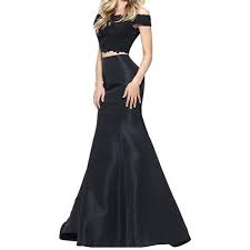 Black Lace Sequin Dress Long