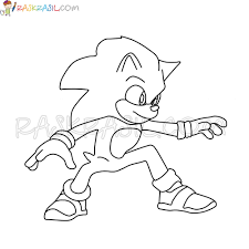 The first video game featuring sonic was published in 1991. Sonic Coloring Pages 118 New Pictures Free Printable