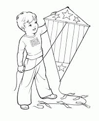 Kite Coloring Pages Coloring Pages For Kids Childrens Colouring Book Coloring Pages