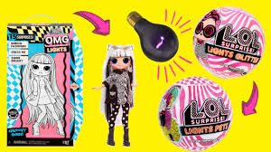 Lol omg lol omg remix lol omg animation. Lol Surprise O M G Lights Glitter Pets Uv Black Light Surprise Dolls With Glowing Surprises Youtube