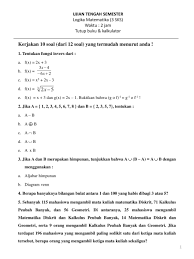 Berapa banyak cara pemberian nilai (bilangan bulat) pada setiap soal jika jumlah nilai keseluruhan soal adalah 100 dan setiap soal mempunyai nilai paling sedikit 5. Kerjakan 10 Soal Dari 12 Soal Yang Termudah Menurut Anda Ppt Download