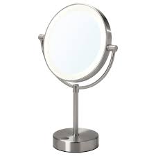 Whether you are looking for a lighted vanity mirror or a larger mirror with lights find them here at affordable prices. Kaitum Mirror With Built In Light Battery Operated 77 8 20 Cm Ikea