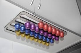 Feoart Photo Release Abacus Wall Mounted Nespresso Capsule Holder Nespresso Capsule Holder Capsule Holder Coffee Capsule Holder