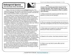 Each passage in the printable reading comprehension is themed for beginning readers followed by questions. Key Ideas And Details Reading Comprehension Worksheets Science Reading Comprehension Reading Comprehension