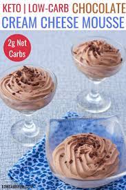 No Bake Black Forest Cheesecake Mousse Cream Cheese Recipes Dessert Low Carb Recipes Dessert Keto Chocolate Mousse