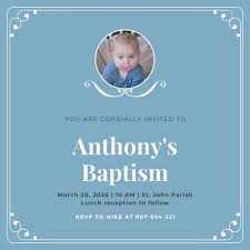 Baptisms and christenings are moments to cherish with family and friends. Free Printable Customizable Baptism Invitation Templates Canva