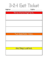 Fill, sign and send anytime, anywhere, from any device with pdffiller. 3 2 1 Exit Ticket By High School Preschool Teachers Pay Teachers