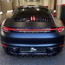 porsche 992 fanpage on instagram matte black porsche 992 techart with gold accents msmotorsofficiel followers porsche 992 for more porsche