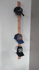 Woodstock Hat Rack For Baseball Caps Single Vertical Rack Holds 8 Hats Hat Rack Baseball Hat Racks Hanging Hats